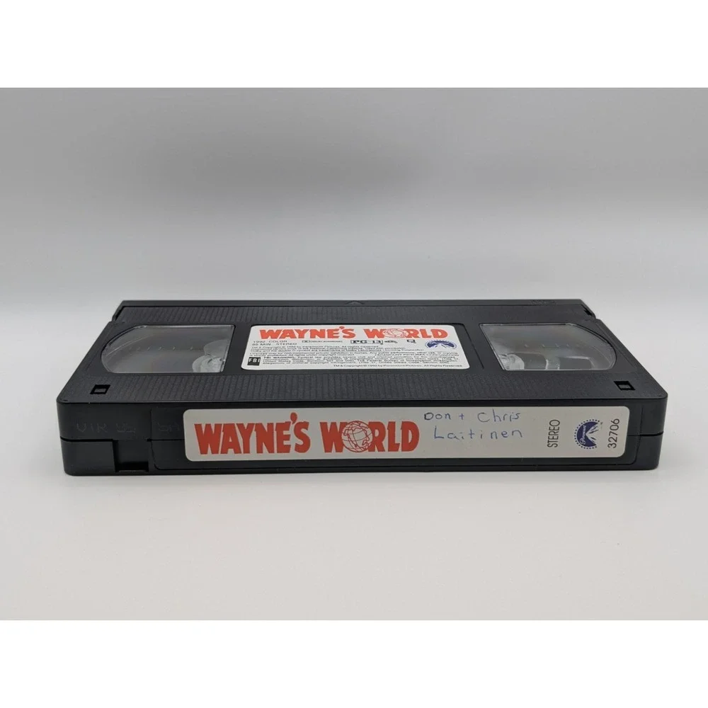 Wayne's World VHS 1992 Paramount Mike Myers Comedy - Tested for Playback - Picture 7 of 7